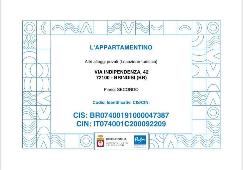 L'Appartamentino Brindisi Exterior foto